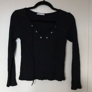 Trendy Black Zara Top